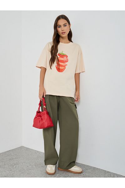Styli Graphic Printed Oversized T-Shirt