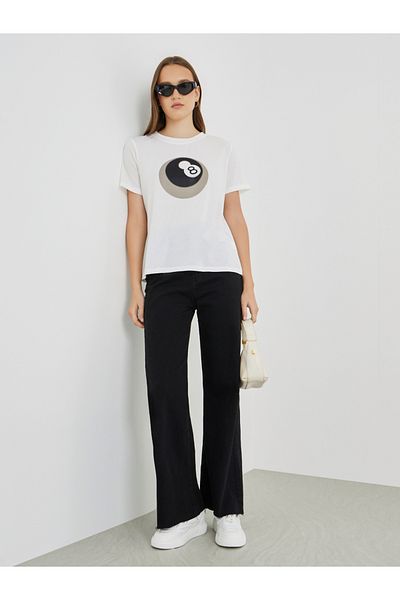 Styli Graphic Print Regular Fit T-Shirt