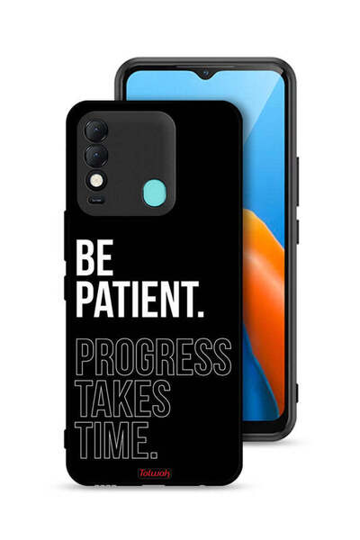 Tolwak غطاء حماية لهاتف Tecno Spark 8 كن صبورًا فالتقدم يستغرق وقتًا