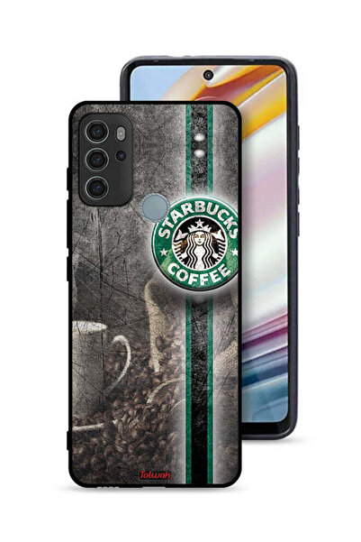 Tolwak غطاء حماية موتورولا موتو جي 60 إس بنقشة فن القهوة