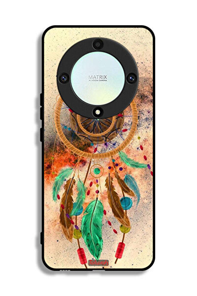 Tolwak غطاء حماية لهاتف Honor X9a بتصميم ريش ماندالا معلق