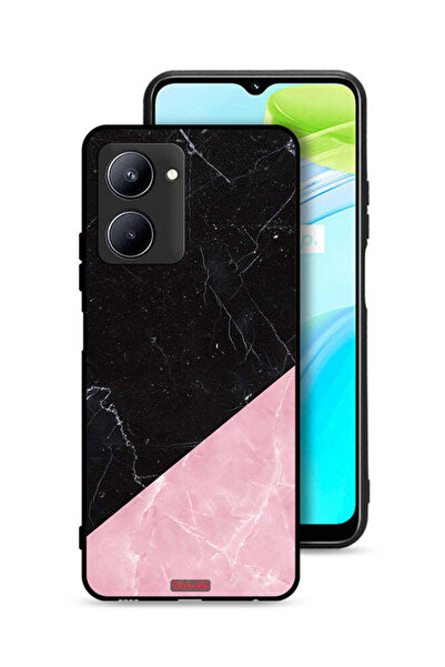 Tolwak غطاء حماية لهاتف Realme C33 بنمط رخامي