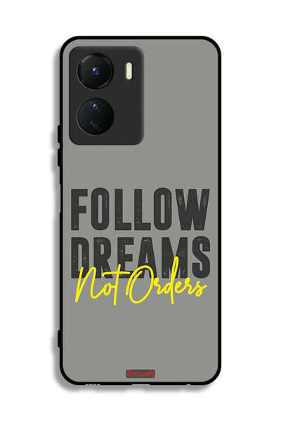 Tolwak غطاء حماية لهاتف Vivo Y16 - اتبع الأحلام وليس الأوامر