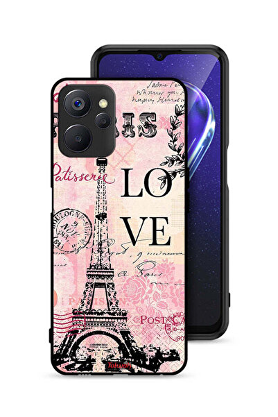 Tolwak غطاء حماية لهاتف Realme 9i 5G بطبعة باريس لوف