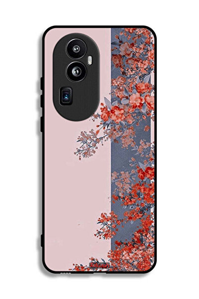 Tolwak غطاء حماية لهاتف Oppo Reno10 Pro Plus برسومات أوراق الشجر والزهور
