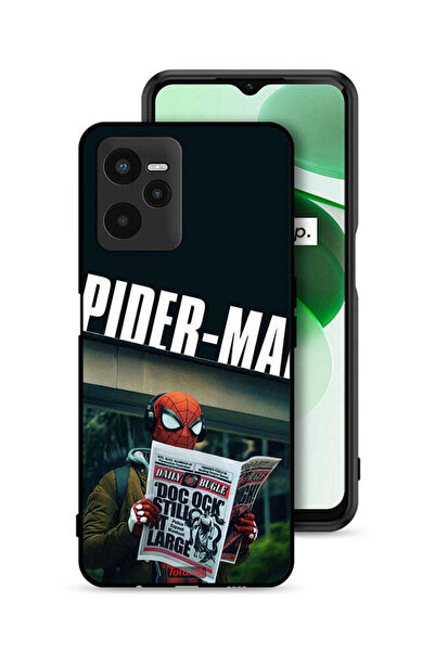 Tolwak غطاء حماية Realme C35 سبايدرمان يقرأ جريدة