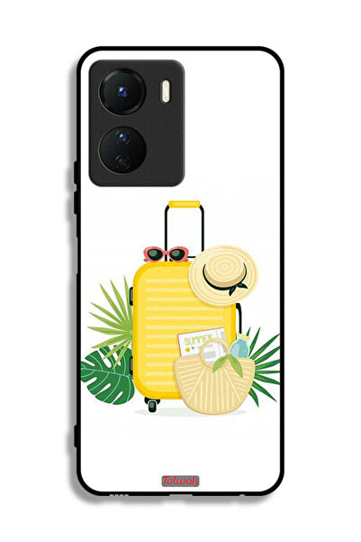 Tolwak غطاء حماية لهاتف Vivo Y16 بفن رقمي صيفي