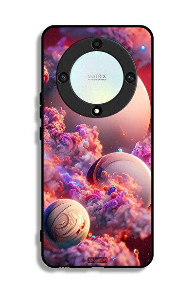 Tolwak غطاء حماية لهاتف Honor X9a بطبعة غيوم وفن تجريدي