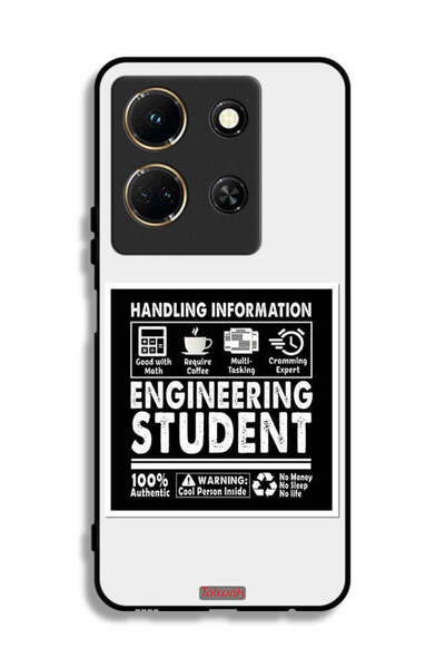 Tolwak غطاء حماية لهاتف Infinix Note 30 - ملصق طالب هندسة