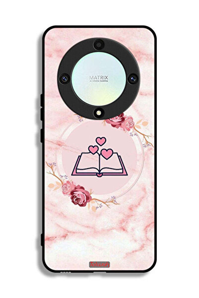 Tolwak Honor X9a Protective Case Cover Three Hearts On Book Artwork
