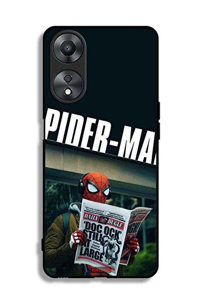 Tolwak غطاء حماية لهاتف Oppo A58 5G سبايدرمان يقرأ جريدة