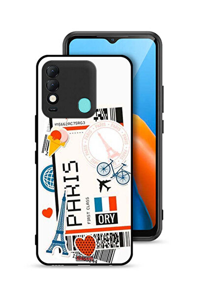 Tolwak غطاء حماية لهاتف تكنو سبارك 8 - ملصق باريس