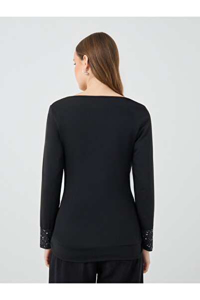 Take Two By Styli Sequin Embellished Long Sleeve Top