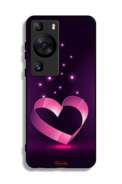 Tolwak غطاء حماية لهاتف هواوي P60 Pro بتصميم قلب