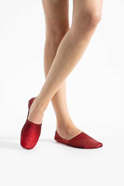 TGSocks Red Gilded Ballerina Socks