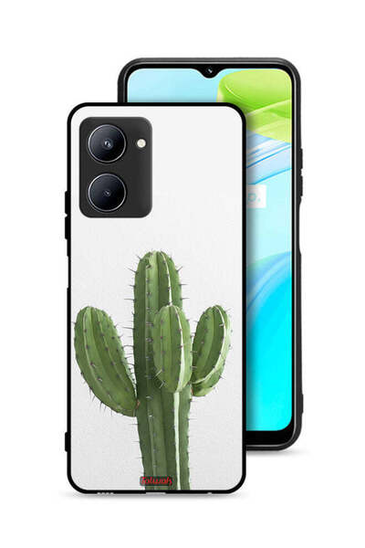 Tolwak غطاء حماية لهاتف Realme C33 بنقشة نبات الصبار