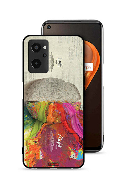 Tolwak غطاء حماية لهاتف Realme 9i 4G بتصميم تجريدي لعلم الدماغ