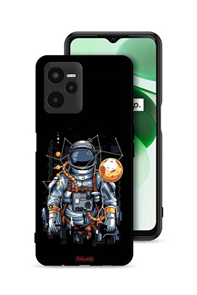 Tolwak Realme C35 Protective Case Cover Astronaut Abstract Art