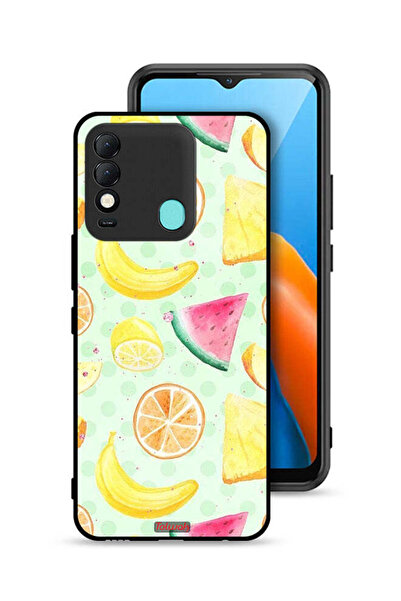 Tolwak غطاء حماية لهاتف تكنو سبارك 8 بتصميم فن الألوان المائية والفواكه