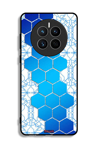 Tolwak غطاء حماية لهاتف هواوي ميت 50E بأيقونات سداسية الأضلاع على شكل خلية نحل