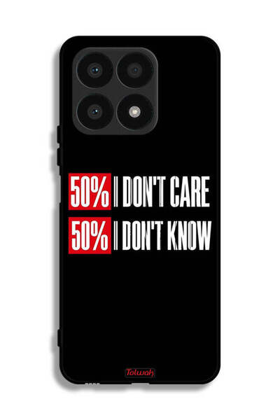 Tolwak غطاء حماية لهاتف Honor X8a لا يهمني