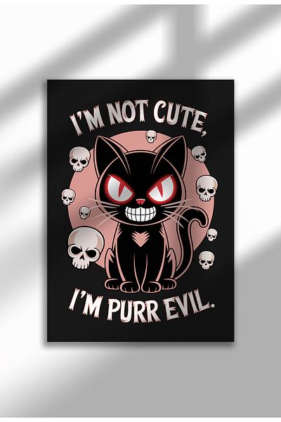 21mxm Poster cu citat sarcastic cu animale amuzante, imprimare digitală pe pânză, artă murală fără ramă