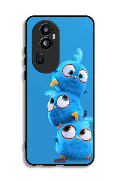 Tolwak غطاء حماية لهاتف Oppo Reno10 Pro Plus بنقشة طيور لطيفة