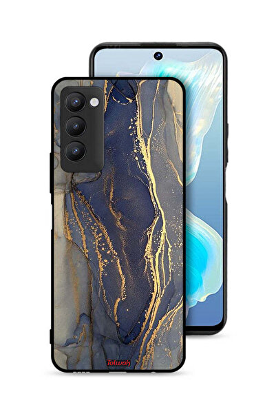 Tolwak غطاء حماية لهاتف تكنو كامون 18 بنقشة رخامية لامعة