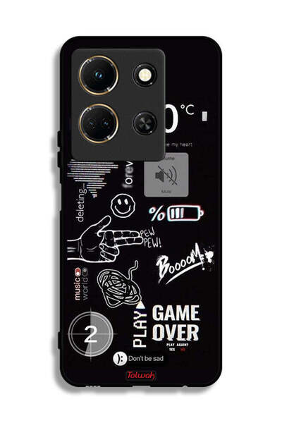 Tolwak Infinix Note 30 Protective Case Cover Game Over Pew Pew