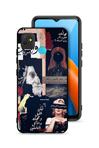 Tolwak Tecno Pop 5 Protective Case Cover Arabic Quotes And Cut Faces