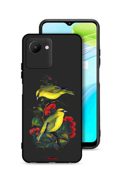 Tolwak غطاء حماية لهاتف Realme C30s بنقشة طيور