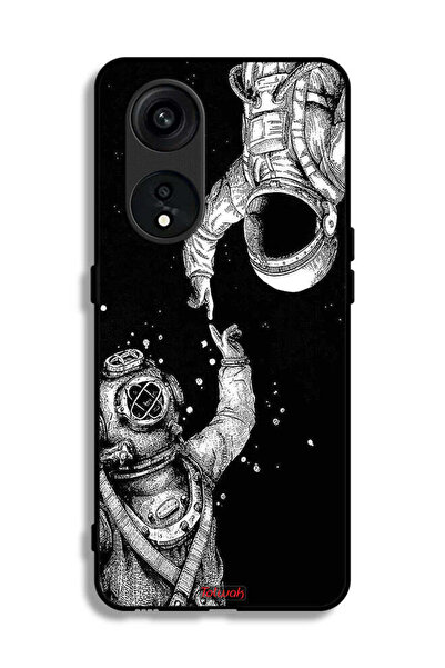 Tolwak غطاء حماية لهاتف Oppo Reno 8T 5G بتصميم رواد فضاء