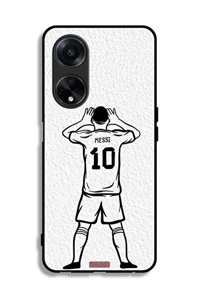 Tolwak غطاء حماية لهاتف Oppo F23 5G بتصميم ميسي سكيتش