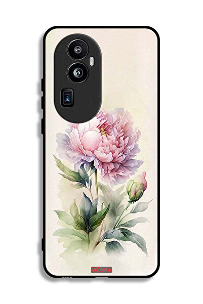 Tolwak غطاء حماية لهاتف Oppo Reno10 Pro Plus - رسمة وردية مائية