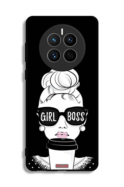 Tolwak غطاء حماية لهاتف هواوي ميت 50E - فتاة بوس