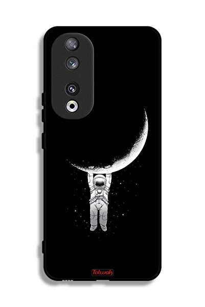 Tolwak غطاء حماية لهاتف Honor 90 معلق على سطح القمر