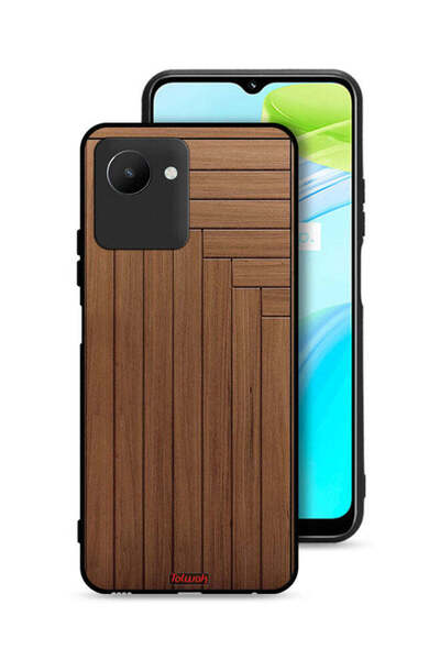 Tolwak غطاء حماية لهاتف Realme C30s بنمط باب