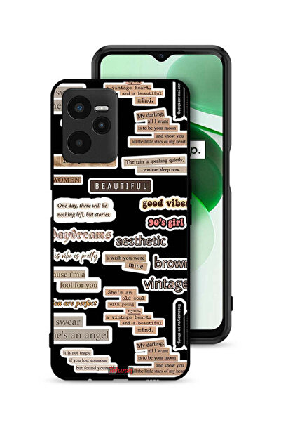 Tolwak Realme C35 Protective Case Cover Beautiful Quotes Stickers