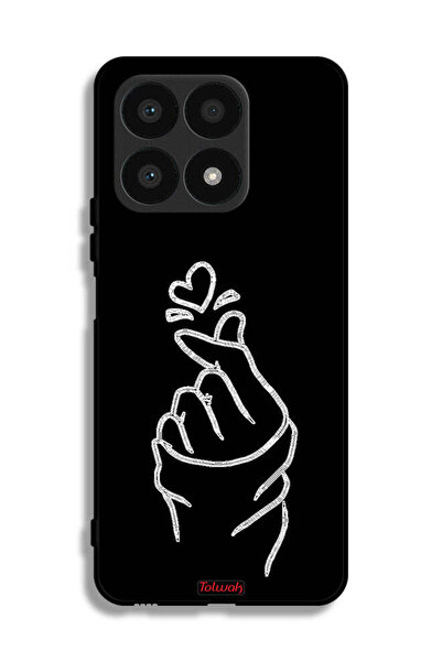 Tolwak Honor X8a Protective Case Cover Snap Love