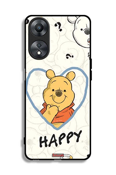 Tolwak غطاء حماية لهاتف Oppo A58 5G بطبعة الدب باباي