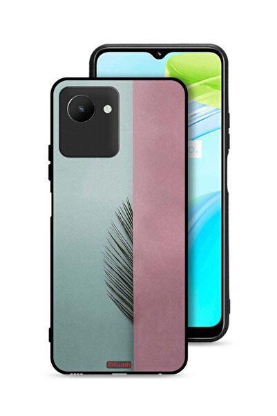 Tolwak غطاء حماية لهاتف Realme C30s بأوراق نصفية