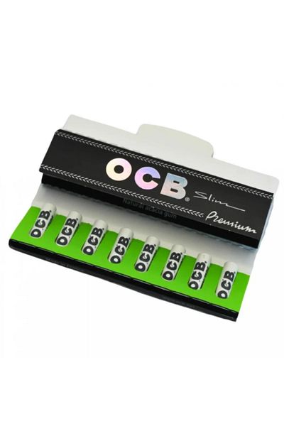 OCB Foite + Filtre cu Carbune activ Slim 7mm OCB BLACK Premium King Size 110mm