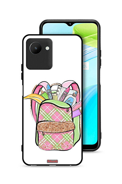 Tolwak Realme C30s Protective Case Cover Unicorn Girl Bag