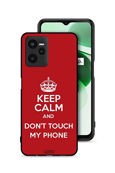 Tolwak Realme C35 Protective Case Cover Keep Calm And Dont Touch My Phone