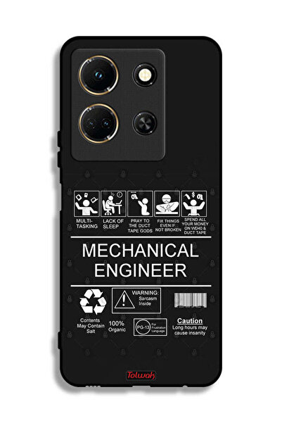 Tolwak غطاء حماية لهاتف Infinix Note 30 - ملصق مهندس ميكانيكي