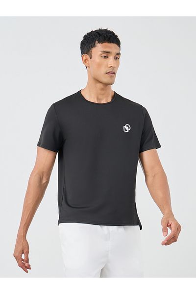 Styli Super Stretch Regular Fit T-Shirt with Logo Detail