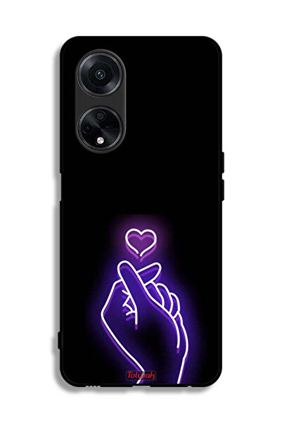 Tolwak غطاء حماية لهاتف Oppo F23 5G بتصميم قلب صغير