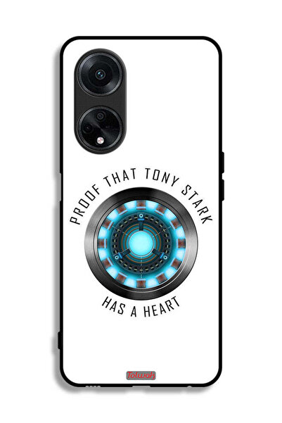 Tolwak غطاء حماية لهاتف Oppo A98 5G دليل على أن توني ستارك لديه قلب