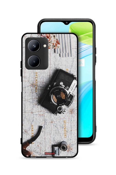 Tolwak غطاء حماية Realme C33 لكاميرا كلاسيكية