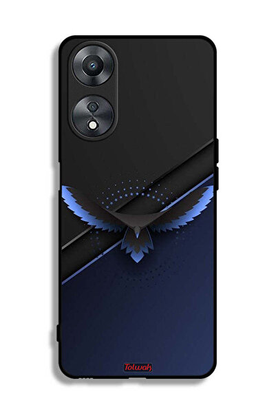 Tolwak غطاء حماية Oppo A58 5G بتصميم نسر فني تجريدي رقمي